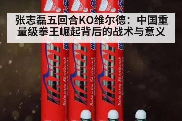 张志磊五回合KO维尔德:中国重量级拳王崛起背后的战术与意义